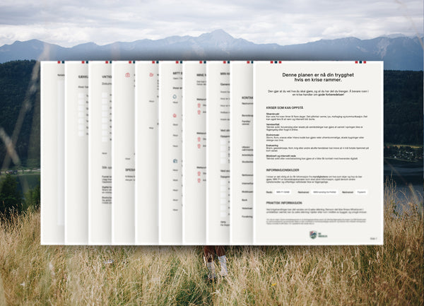 Personlig beredskapsplan -Student